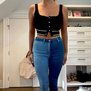 Mid-Rise Skinny Jeans